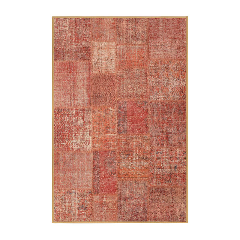 Abstract Indoor Rug, Rectangle 7' x 9'