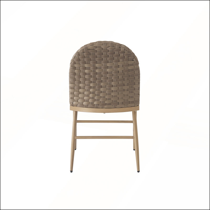 Ensemble de salle à manger 7 pièces ovale moderne, table de cuisine rustique en bois massif avec 6 chaises confortables pour un repas élégant