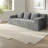 Space-saving Light Grey Sofa, Foam Minimalist Design, Versatile Home Furniture