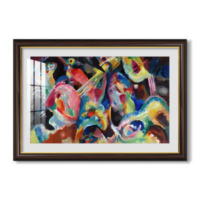 De l'improvisation. Deluge, 1913 - Wassily Kandinsky - Toile encadrée sur mesure