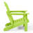 Laguna Outdoor 5-Piece Adirondack Chair With Square Coffee Table Conversation Set-108401495