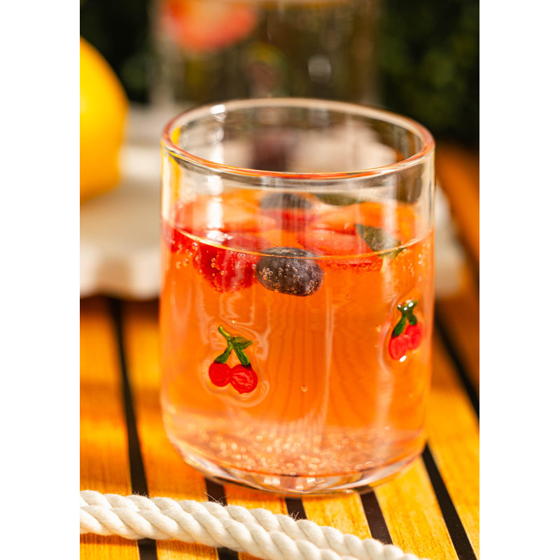 Verres à fruits assortis, ensemble de 4