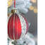 D4,7 po, boules de Noël décoratives, boules de Noël suspendues en verre pour décorations de fêtes, ensemble de 4-1443290722