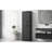 Tall Bathroom Storage Cabinet, Freestanding Storage Cabinet With Drawer And Adjustable Shelf, MDF Board With Painted Finish, Black (Old Sku:WF312727AAB)
