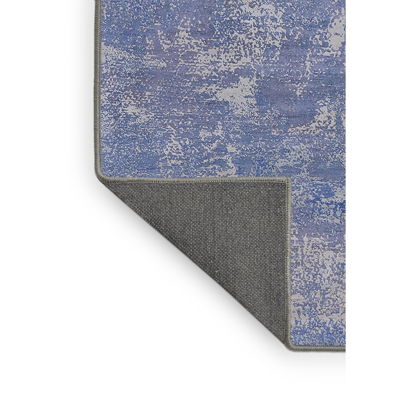Tapis bleu / gris Bromide, Rectangle 7 pi x 9 pi