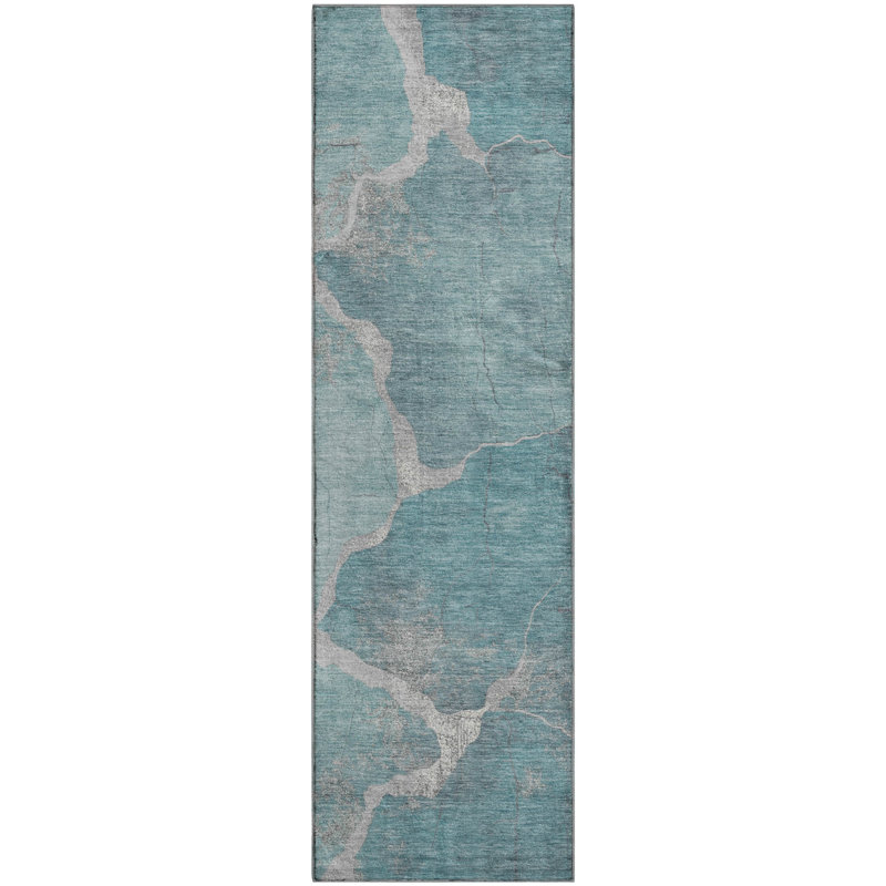 Premium Machine Washable Farolt AMF1889 Abstract Rug/AMF1889TE, Runner 2'3" x 7'6"