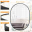 Aluminium Oval Mirror
