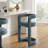 Winslow Performance Velvet Stool-107104054-107104053