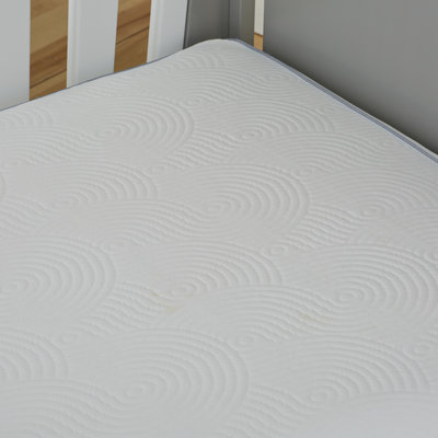 Tempur-Pedic Cool Tot Cooling Waterproof Fitted Baby Crib Mattress Protector Pad, Machine Washable and Dryer Friendly,  52" x 28" - White