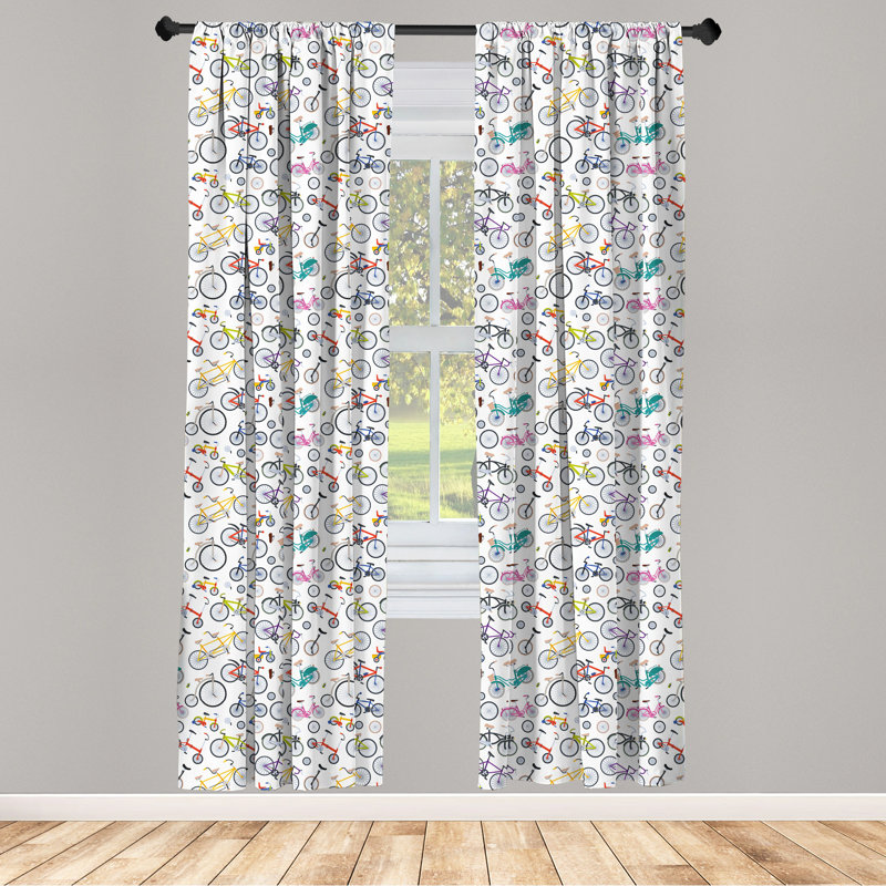 Semi-Sheer Rod Pocket Sliding Panel, 28" x 63"
