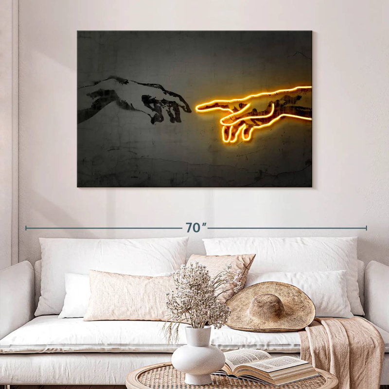 Leisha The Creation, 32" H x 48" W