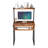 2-Tier Computer Desk with Keyboard Tray for Small Spaces 28 Inch Home Office Desk Computer Workstation Modern Writting Table,-1327429218