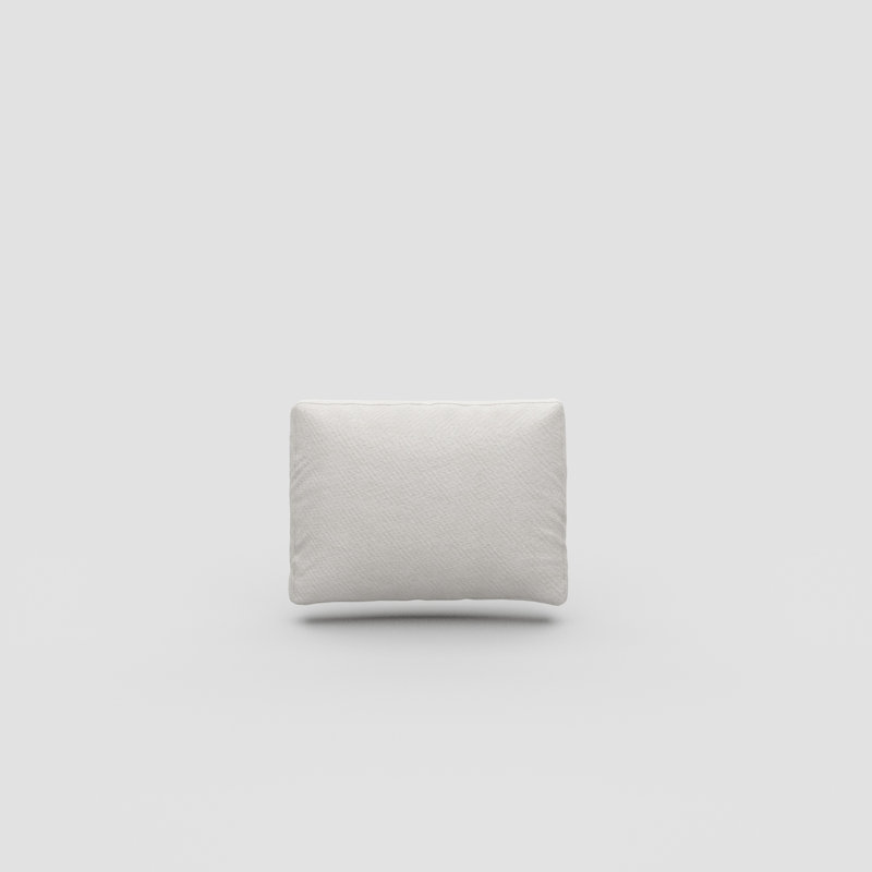 Single back pillow