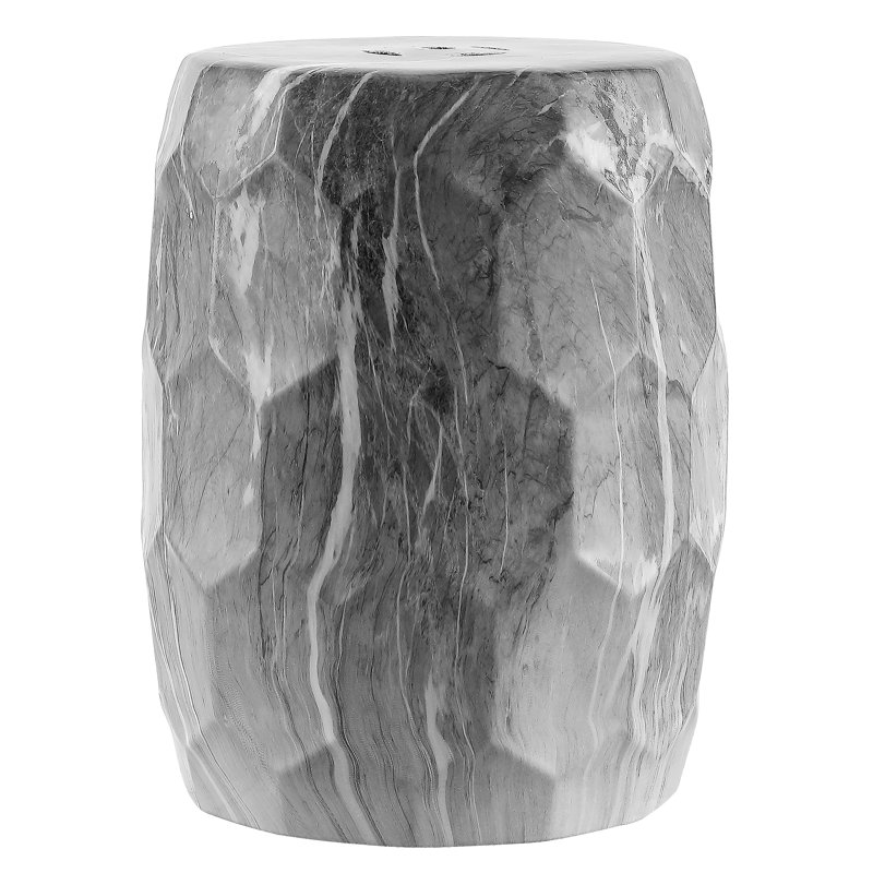 Geoff Ceramic Accent Stool