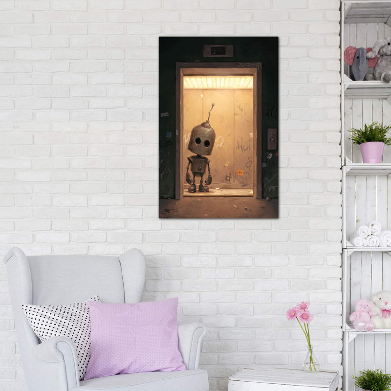 Portail pour enfants, art encadré, H 26 po x l 18 po x 1,5 po, Toile tendue