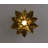 Traditional 1-Light Metal Flower Flush Mount