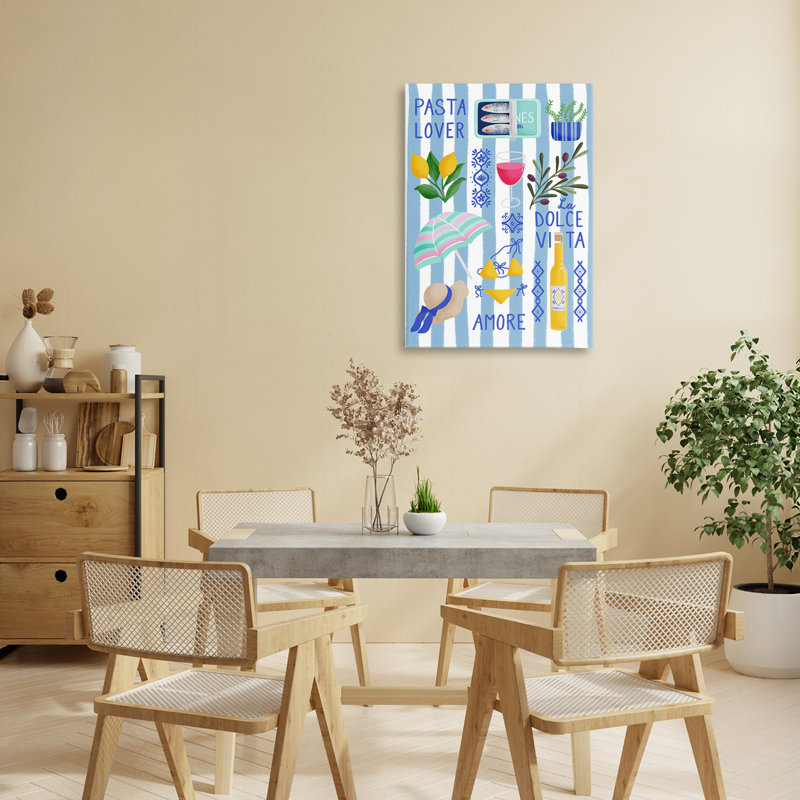«Pasta Lover», toile par Medka Hiti, H 24 po x l 16 po