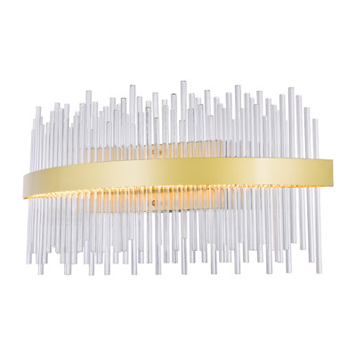 Arwen Steel LED Armed Sconce