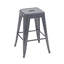 Tabourets en métal de 24 po de hauteur comptoir, ensemble de 2, assemblage facile, conception peu encombrante pour îlot de cuisine, bar et salle à manger-103719794-103719798-103719806