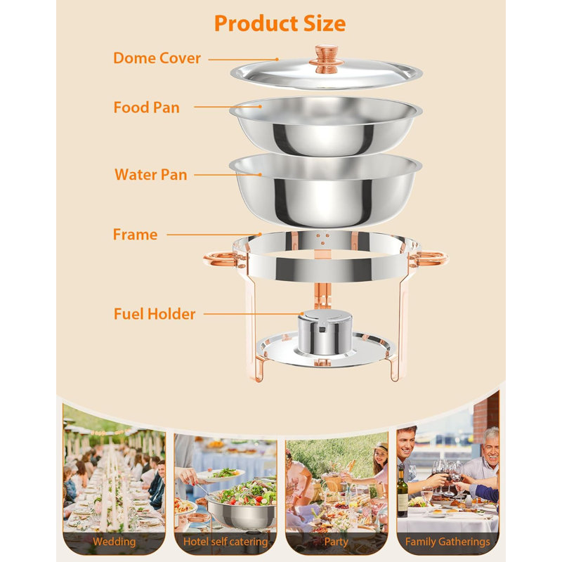 The Party Aisle Stainless Steel Tray