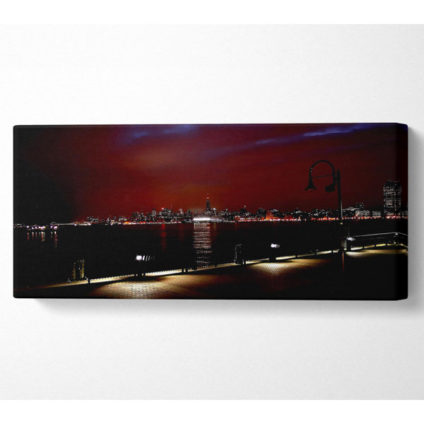 Ebern Designs New York Skyline At Night - Wrapped Canvas Art Prints ...