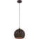 Luminaire suspendu sphère 1 lumière