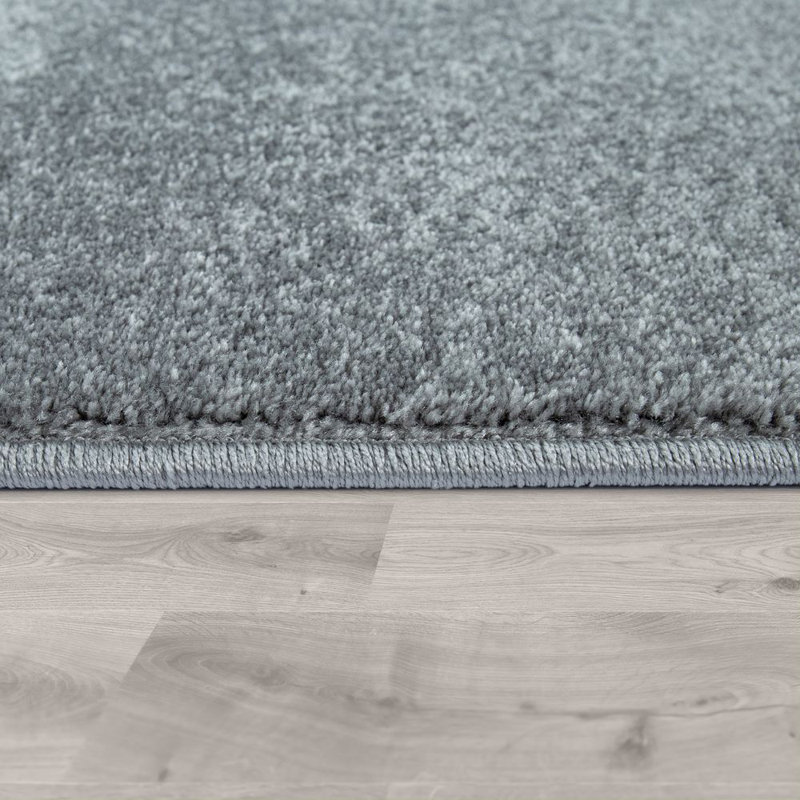 Polk Flatweave Light Grey Rug, Rectangle 160 x 230cm