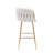 Swivel Upholstered Bar Stools Velvet Counter Stools with Metal Frame (Set of 2)-462050583