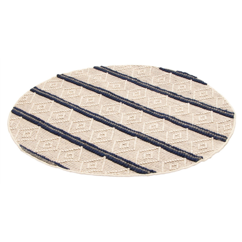Tapis crème Sienna 4 pi 10 po x 4 pi 10 po