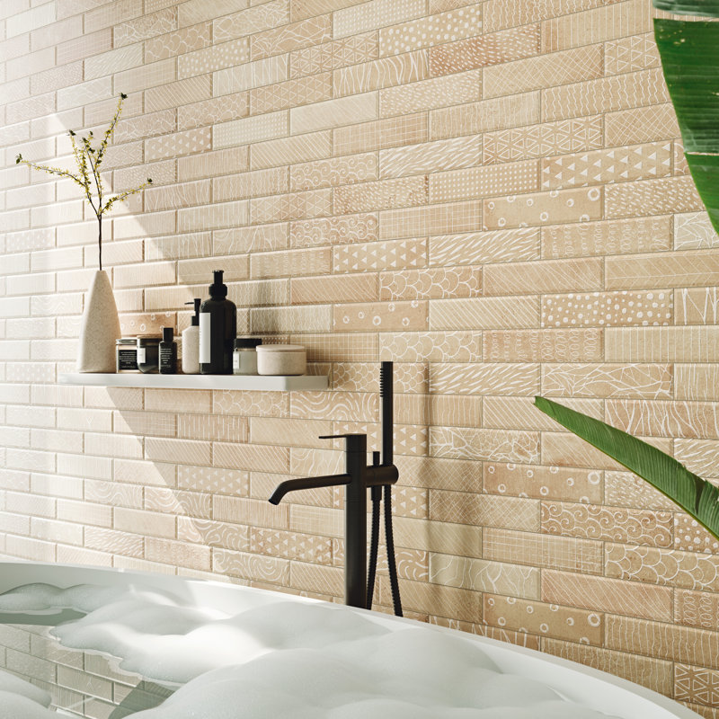 Atlas Brick 2-3/8 In. X 9-3/4 In. Porcelain Floor And Wall Tile