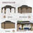 Outdoor Hardtop Gazebo Patio Galvanized Steel Double Roof Aluminum Frame Gazebo-108467816
