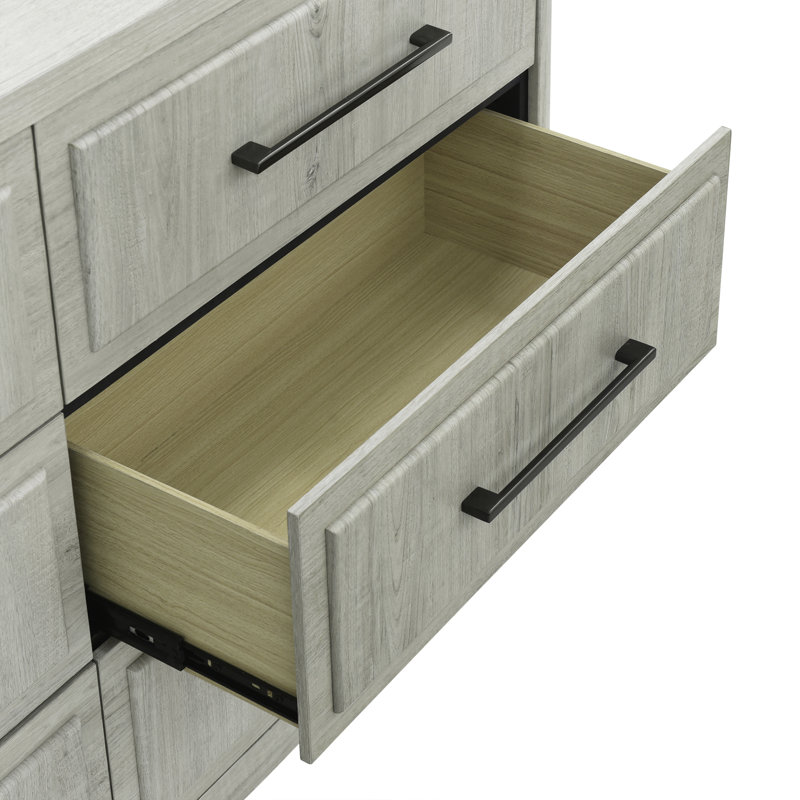 Izzabell Chasteen Queen Panel Bed, Dresser & Mirror, Nightstand Bedroom Set, Queen