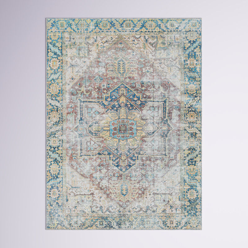 Difranco Southwestern Indoor Rug, Rectangle 8'10" x 12'