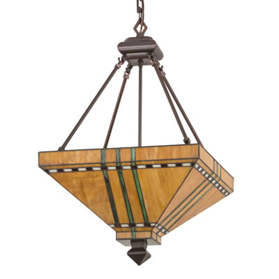 Luminaire suspendu bol 4 lumières unique Matney