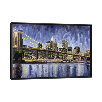 Pont de Brooklyn par Roger Disney - reproduction d'art