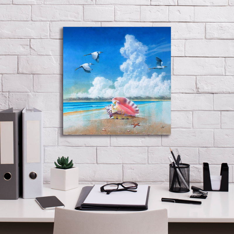 Toile épique Graffiti «Conched Out» par James Mazzotta, 37 po x 37 po, H 18 po x l 18 po x P 0,75 po