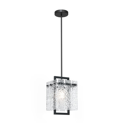 Petit luminaire carré carré en cristal