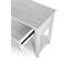 Console 2 tiroirs Geneva - finition blanc vieilli
