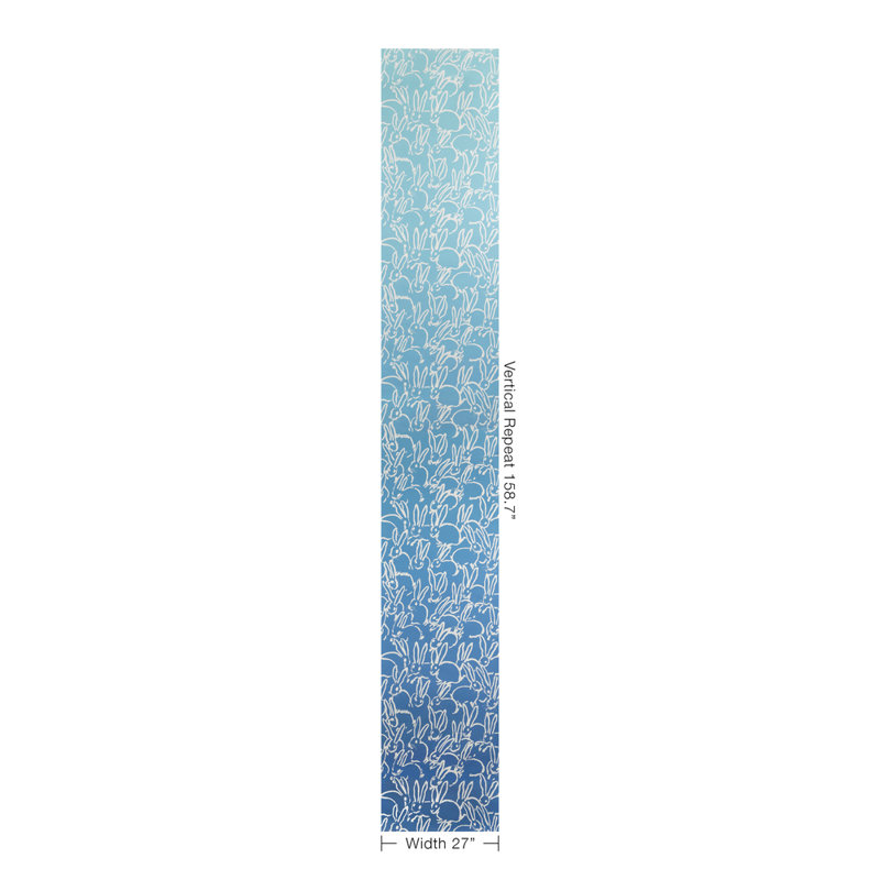 Hutch Ombre Paper, Blue