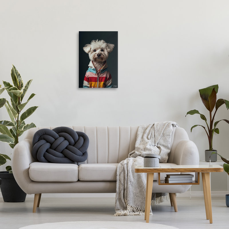 «Terrier» par Roozbeh Bahramali, H 24 po x l 16 po