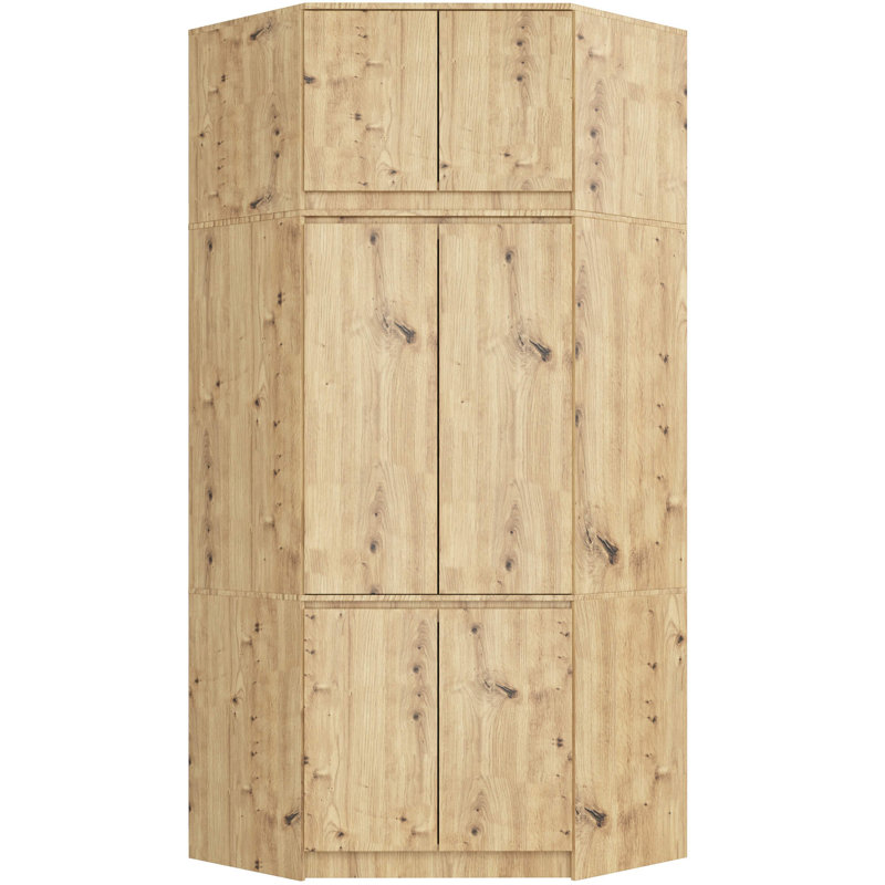 Silenus 6 Door Manufactured Wood Wardrobe