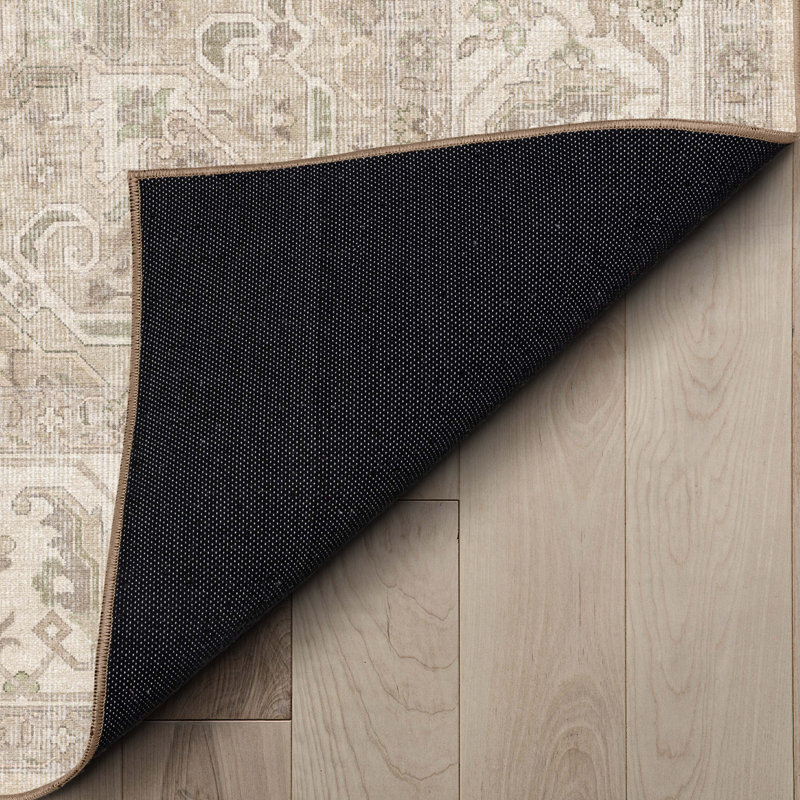  Tapis oriental beige cèdre Apollo, Rectangle 3 pi 11 po x 5 pi 3 po 
