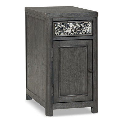 Doloros Chairside Table with Cabinet