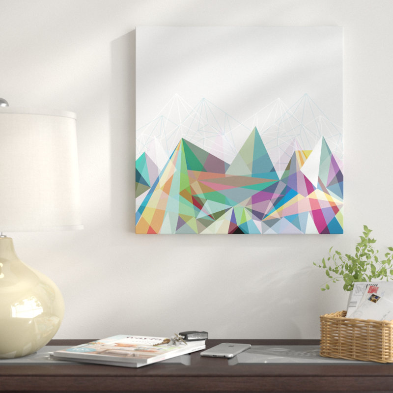 « colorflash vii », impression sur toile, H 26 po x l 26 po x P 1,5 po