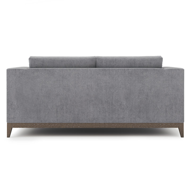 Bernhardt Noel Fabric Loveseat, Gray