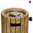Afterglow Outdoor Tabletop Fireplace,Walnut-124822013