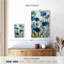 Avery floral abstrait en bleu I-106971981