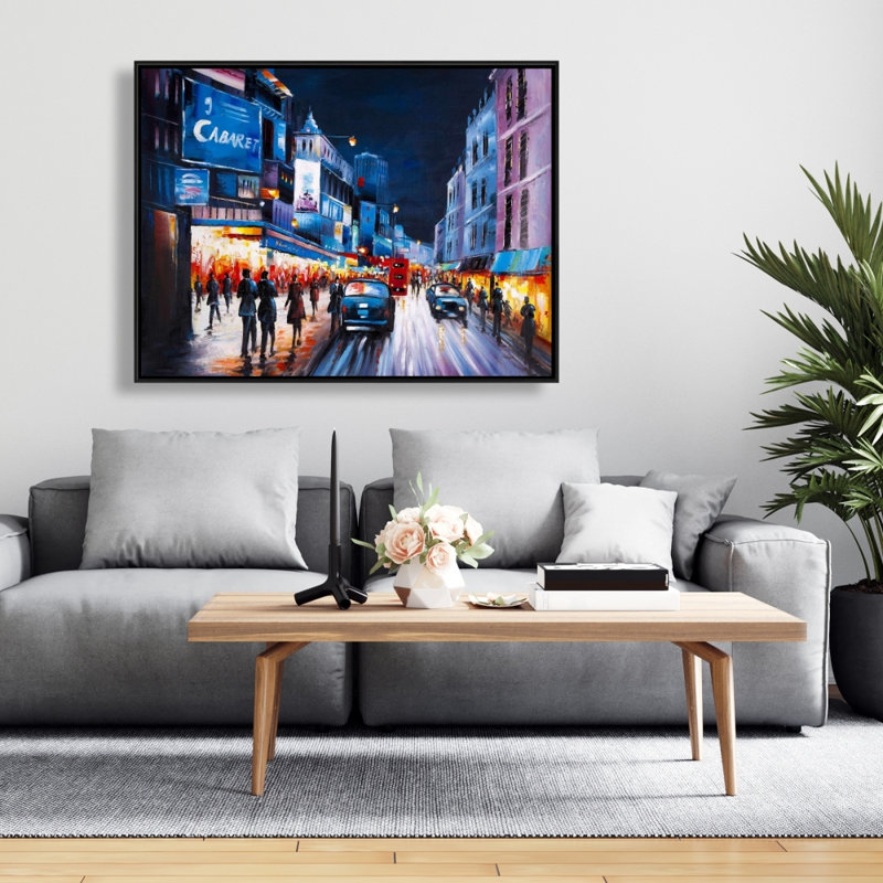 Cabaret Evening Print On Canvas