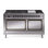 Cuisinière à double combustible ILVE Nostalgie II Series 60 po avec 9 brûleurs scellés et plaque de cuisson (gaz naturel, porte pleine)