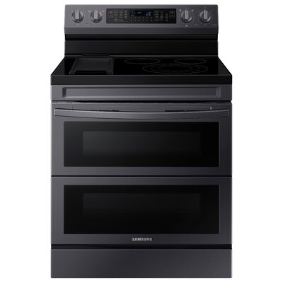 6.3 cu. ft. Smart Freestanding Electric Range with Flex DuoÂ, No-Preheat Air Fry & Griddle -  Samsung, NE63A6751SG